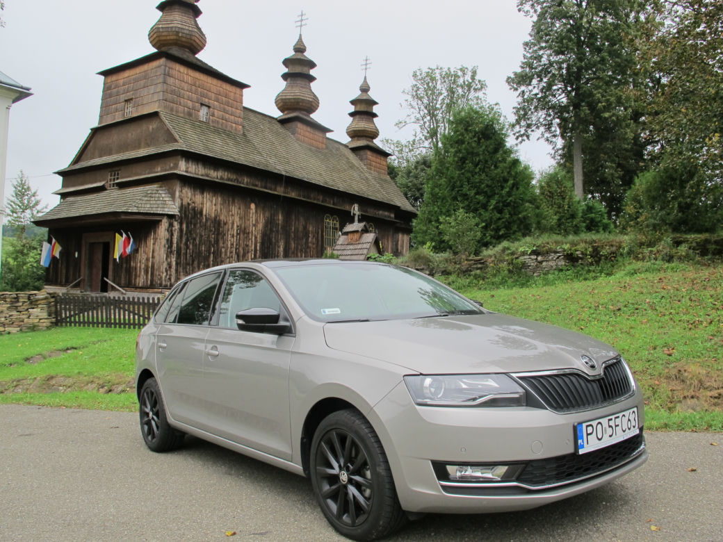 Skoda Rapid w Bieszczadach 