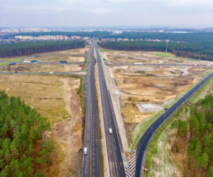 Przebudowa węzła Kijewo - luty 2021