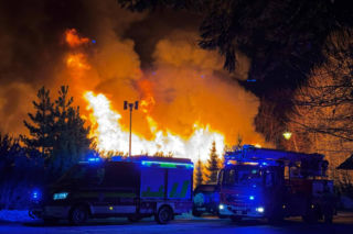 Pożar w hotelu w Małopolsce. Ogień wybuchł w trakcie wesela, są poszkodowani
