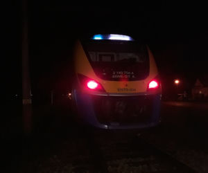 Wypadek na przejeździe kolejowym