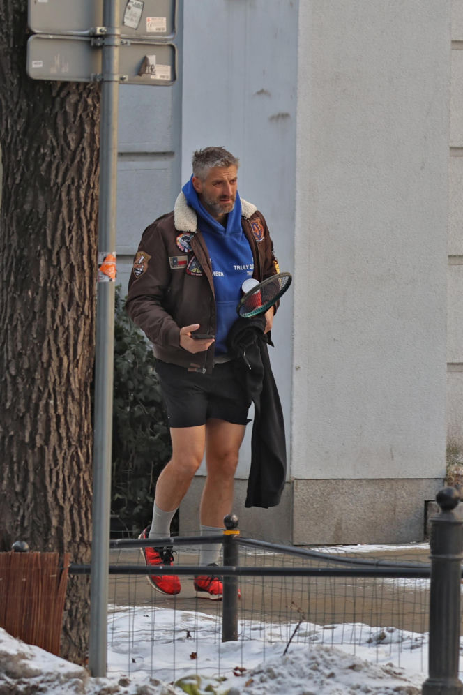 Maciej Dowbor wystawił nogi na mróz