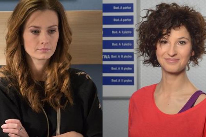 Na dobre i na złe. Lena (Anita Sokołowska), Klaudia (Julia Wyszyńska)
