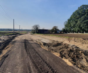 Budowa ronda w Brzozówce