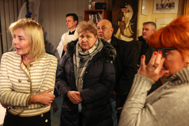 Strajk górników w kopalni Silesia