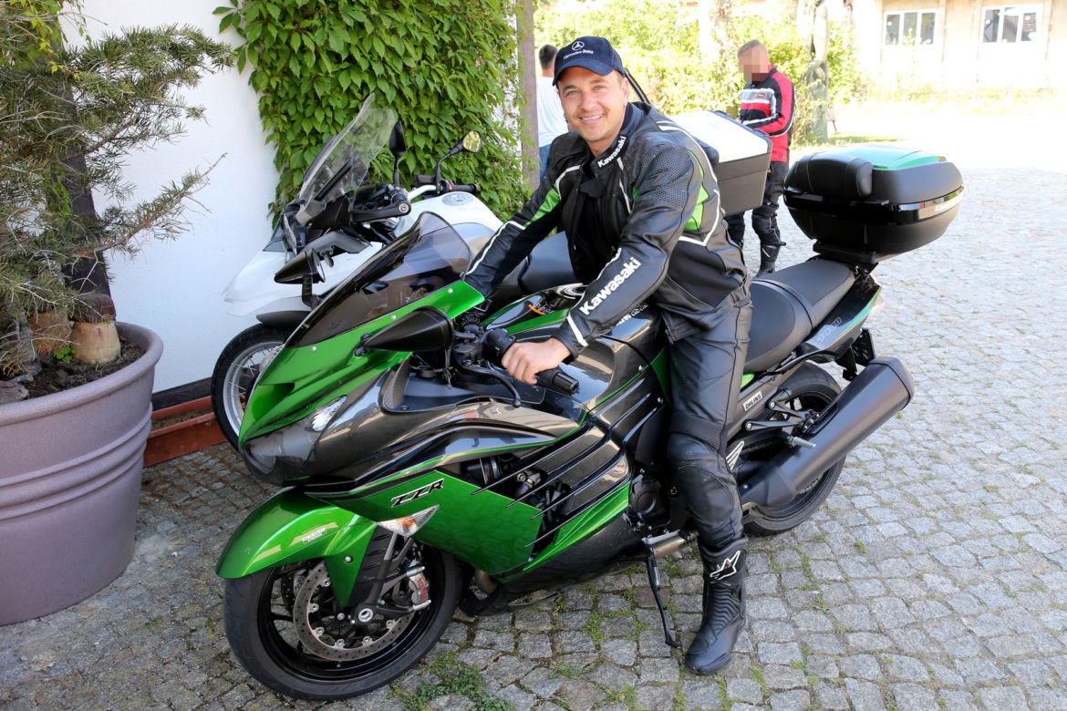 Radek Liszewski na piekielnie szybkim motorze