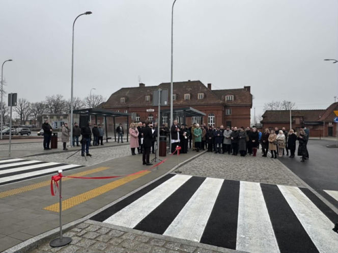 Plac Dworcowy w Pasłęku już gotowy