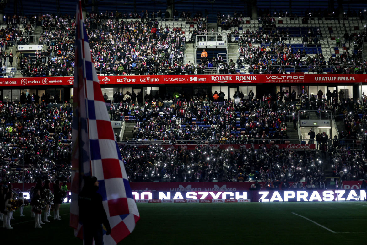 Górnik Zabrze - Pogoń Szczecin: Zdjęcia kibiców z meczu 22. kolejki PKO BP Ekstraklasy