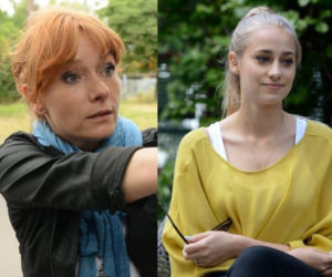 Komisarz Alex 4 sezon. Lucyna (Magdalena Walach), Monika (Julia Rosnowska)