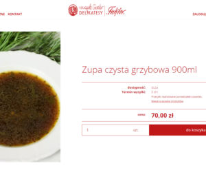 U Gessler 7 zł za pieroga