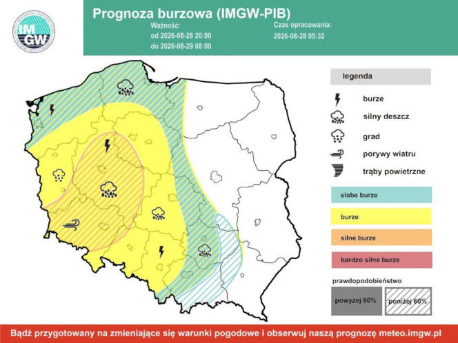 Wielka ulewa zbliża się do Polski! IMGW i łowcy burz wydali alerty pogodowe