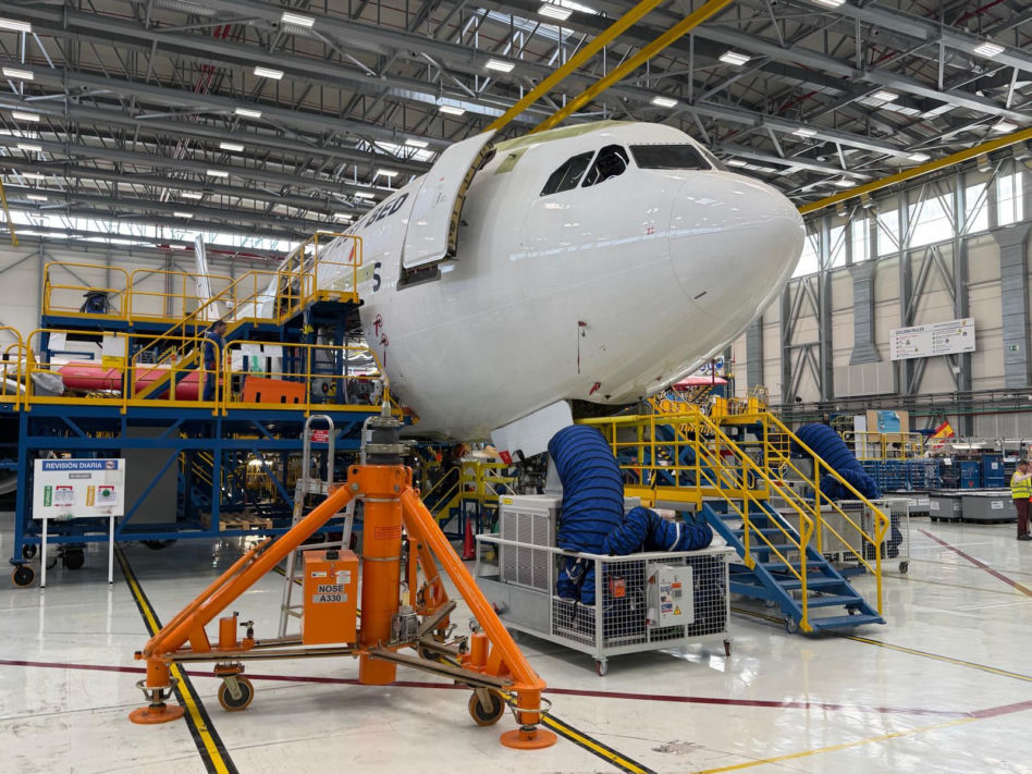 Budowa A330 MRTT w Getafe