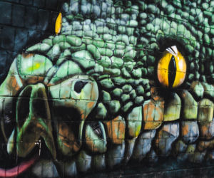 Przy ul. Mieszka I w Siedlcach można podziwiać całą galerię murali i graffiti