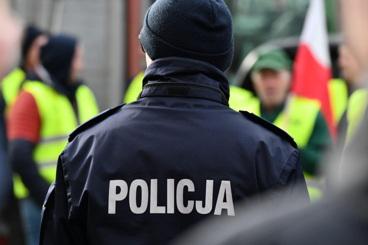Protest rolników w woj. podlaskim (9.02.2024)