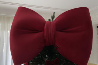 Zamiast gwiazdy na choince - kokarda XXL!