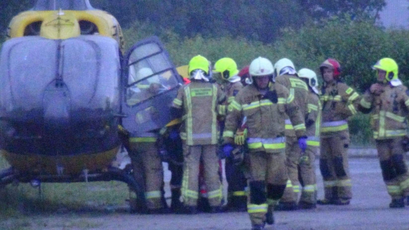Dramatyczny wypadek w Starej Wsi. Motorowerzysta wymusił pierwszeństwo. Zmarł w szpitalu