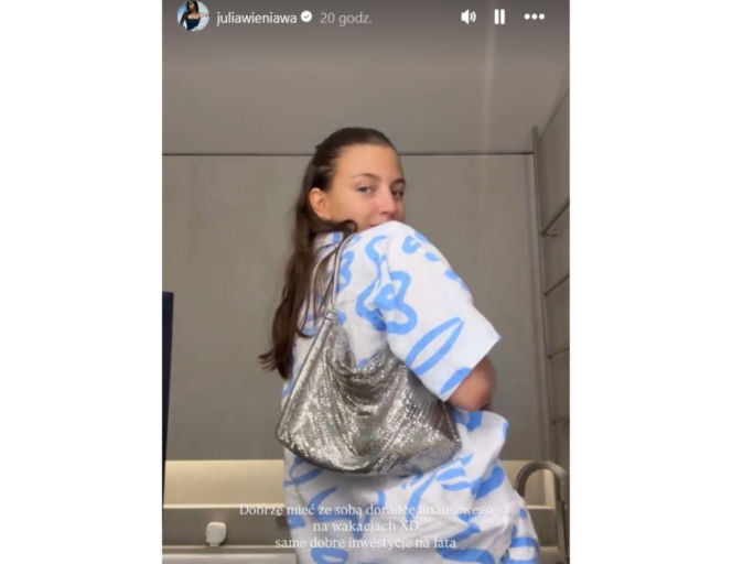 Julia Wieniawa pociesza się na wakacjach luksusowymi zakupami. Ta torebka kosztuje krocie!