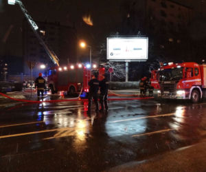 Kraków: Pożar w bloku przy ul. Czarnowiejskiej