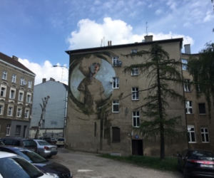 Nowy mural na ul. Kolumba