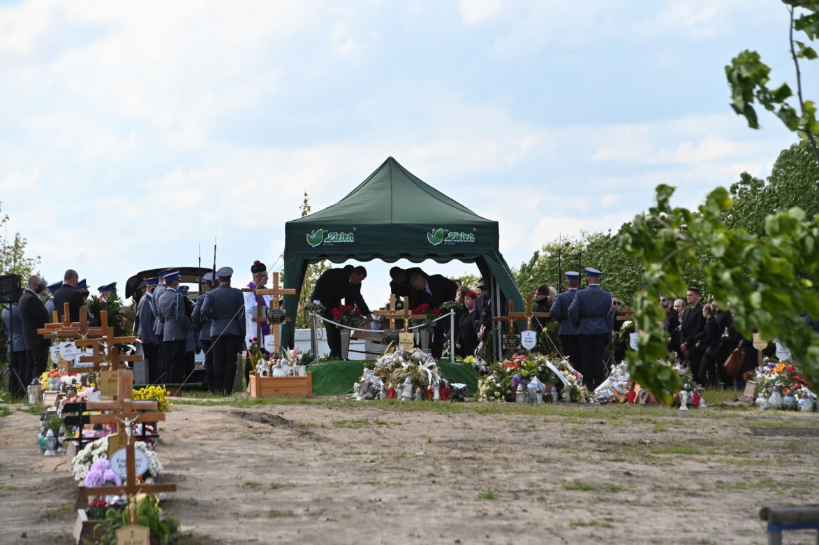 Pogrzeb policjanta, który zginął w wyniku wypadku w Gdyni