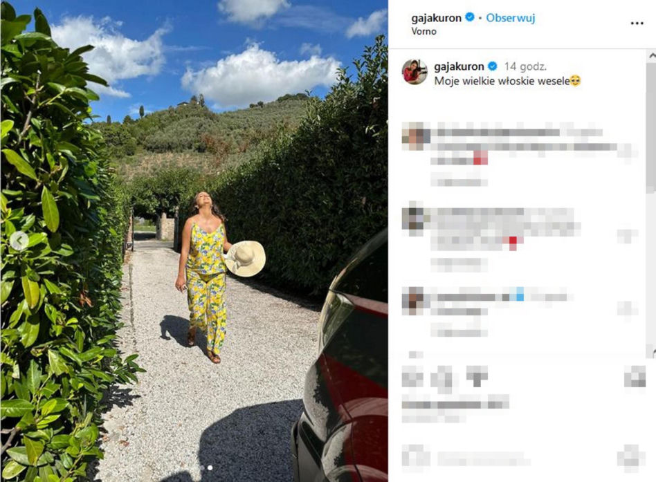 Gaja Kuroń wyszła za mąż