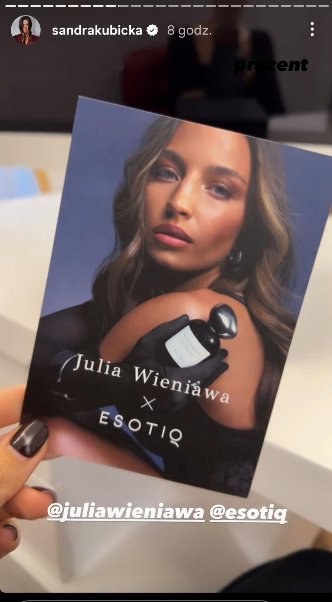 Sandra Kubicka pokazała prezent od... byłej Alka Barona. Miło?