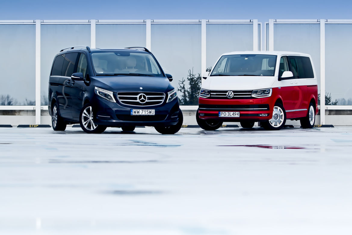 Volkswagen Multivan T6 Generation Six 2.0 BiTDI vs. Mercedes-Benz V250 Bluetec Avantgarde