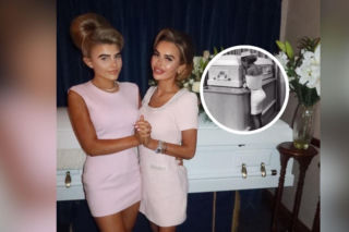 Influencerka pozowała do zdjęć przy trumnie 16-letniej córki. Internauci nie zostawili na niej suchej nitki