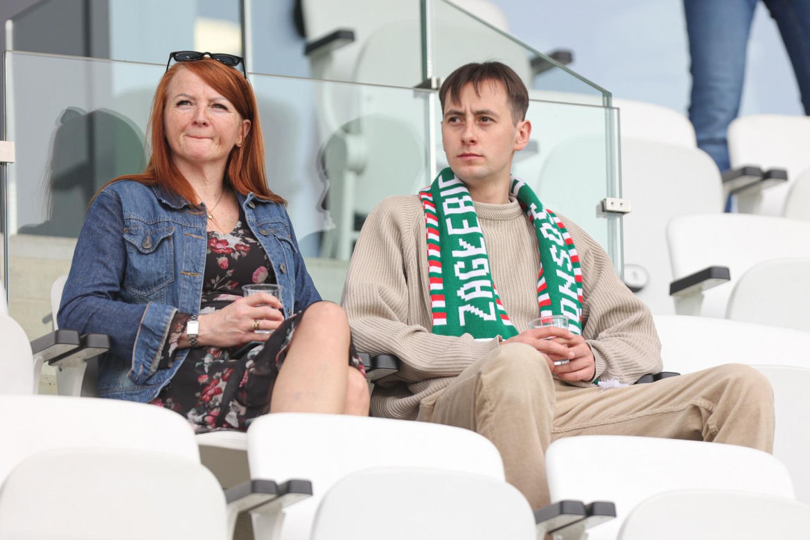 Kibice podczas meczu Zagłębie Sosnowiec – GKS Katowice 