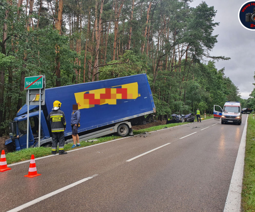 Makabryczna czołówka osobówki z tirem
