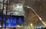 Pożar hotelu w Tychach