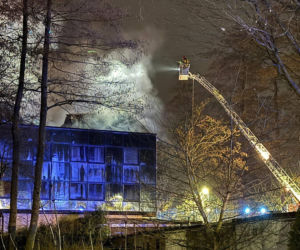 Pożar hotelu w Tychach