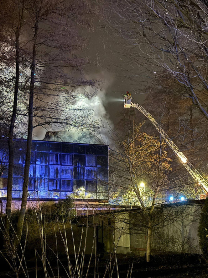 Pożar hotelu w Tychach