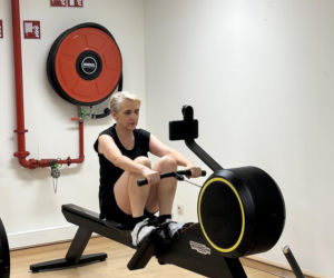 Joanna Scheuring-Wielgus na siłowni