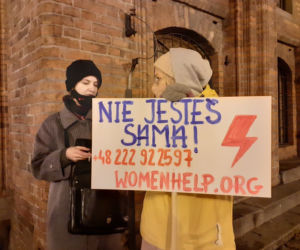 Protest na ulicach Torunia 28 stycznia