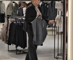 Małgorzata Ostrowska-Królikowska na zakupach