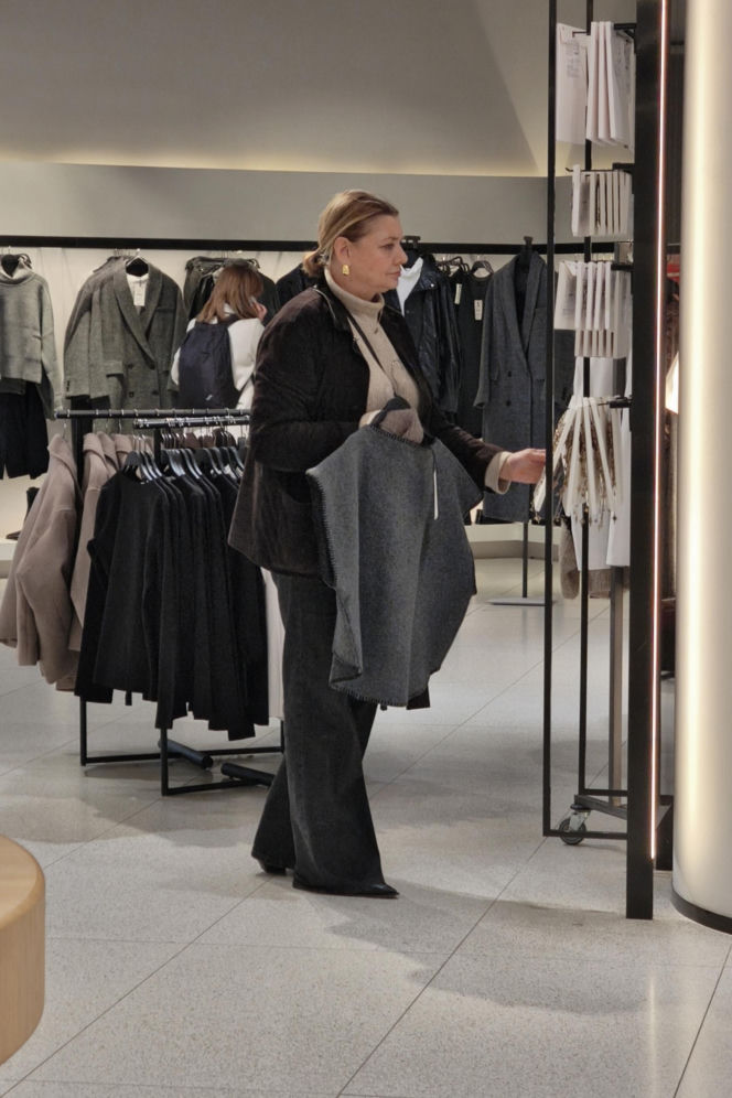 Małgorzata Ostrowska-Królikowska na zakupach