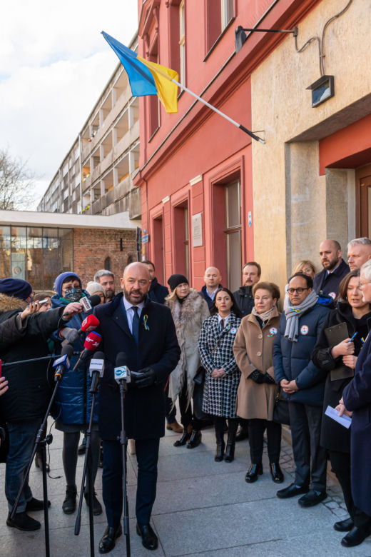 Wrocław solidarny z narodem ukraińskim. „Wrocław jest Waszym domem”