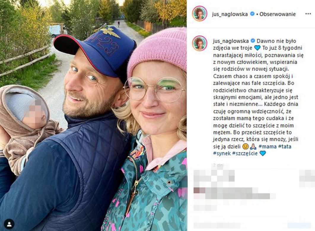 Borys Szyc i jego piękne dziecko