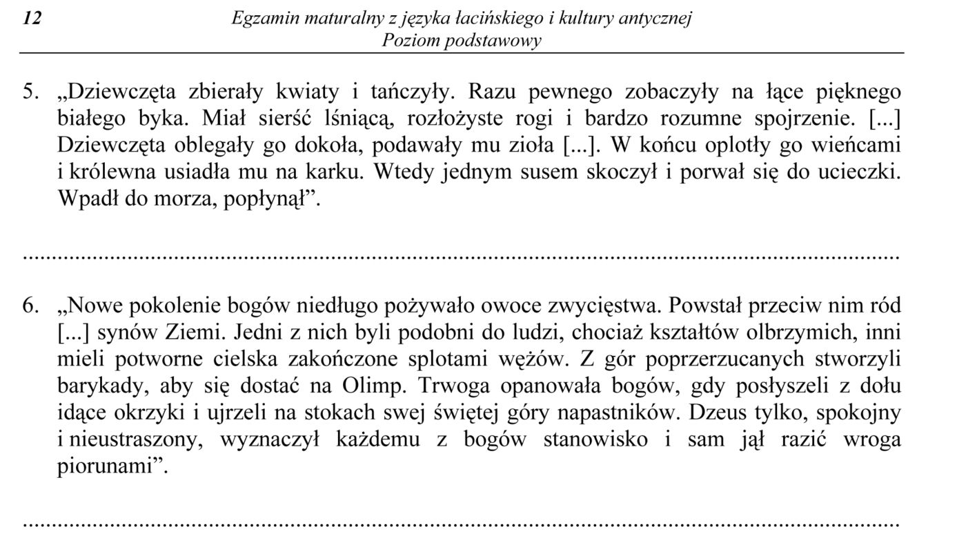 Łacina podstawowa 12
