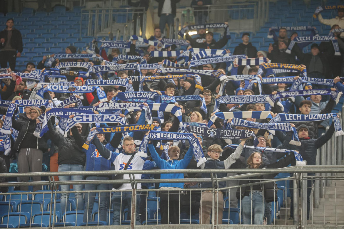 Lech Poznań - Pogoń Szczecin. Zdjęcia kibiców na meczu Fortuna Pucharu Polski