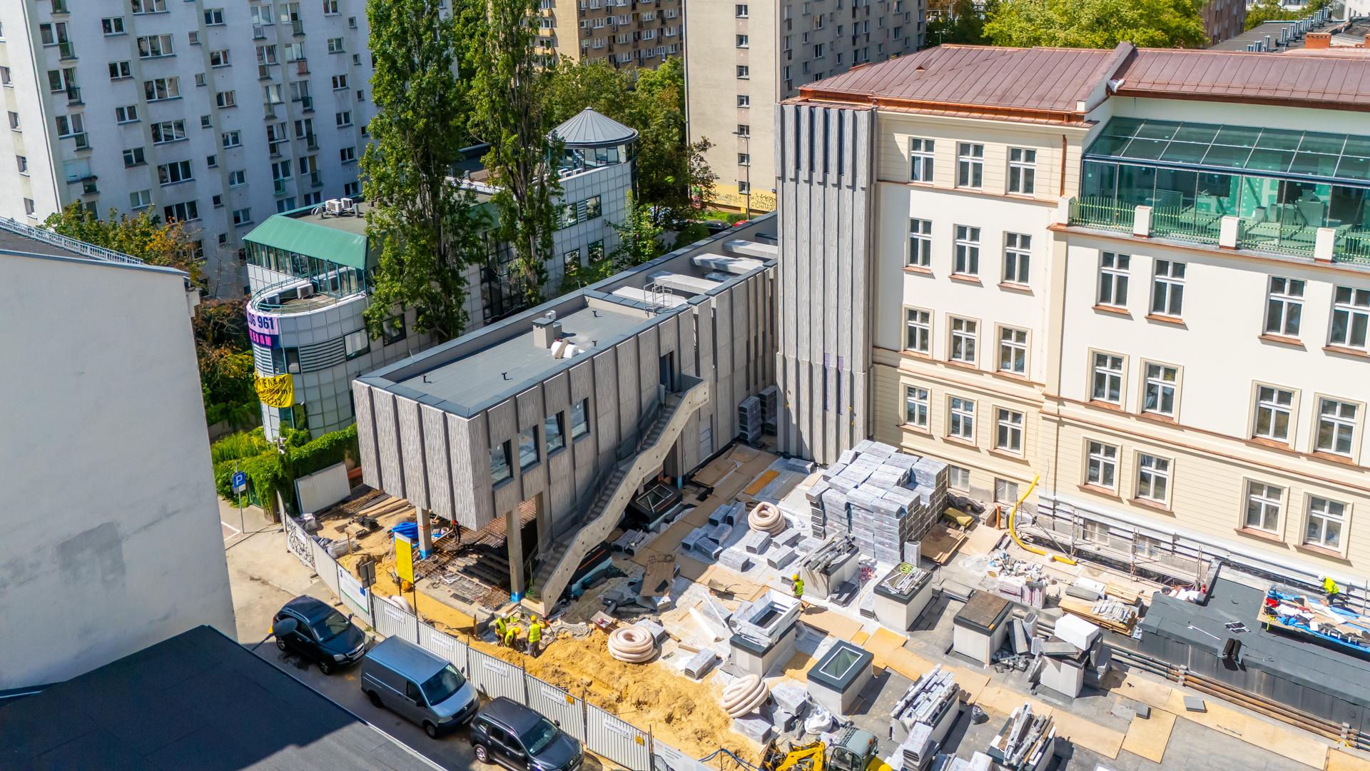 Dachy Muzeum Getta Warszawskiego już gotowe