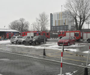 Pożar przy Gołębiej w Rzeszowie