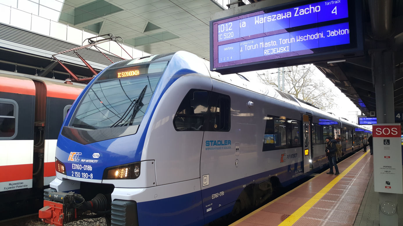 Pociąg "Rejewski" ruszył z Bydgoszczy do Warszawy
