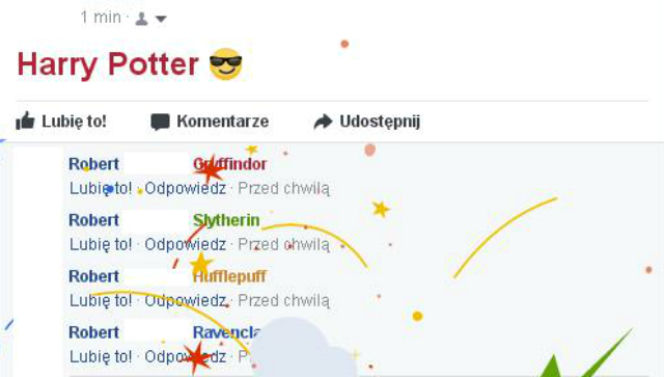 Magia Harry'ego Pottera na Facebooku