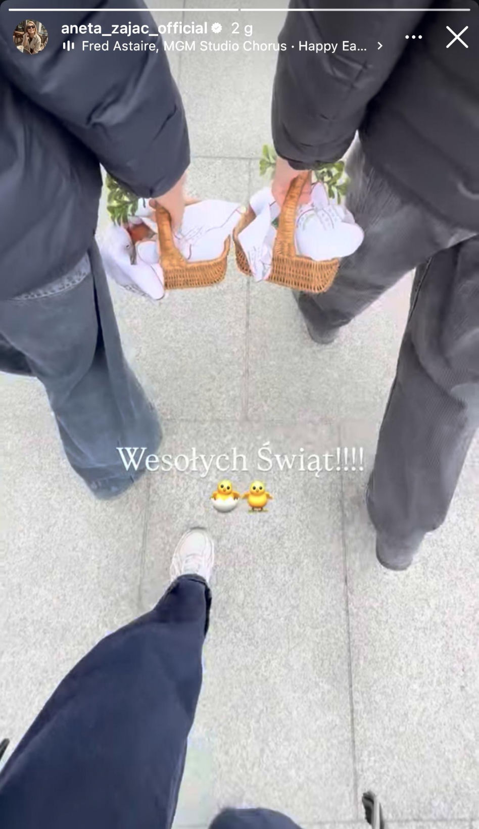 Gwiazdy i ich wielkanocne koszyki