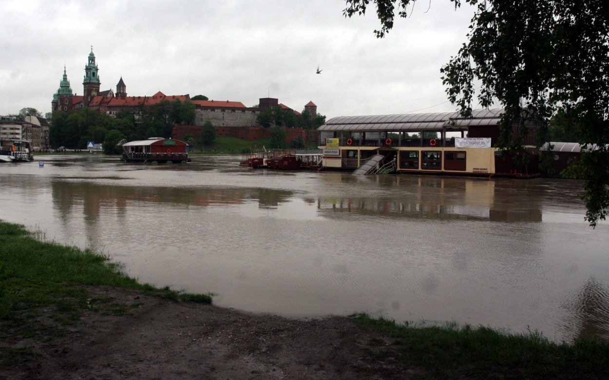Powódź Kraków, rzeka Wisła
