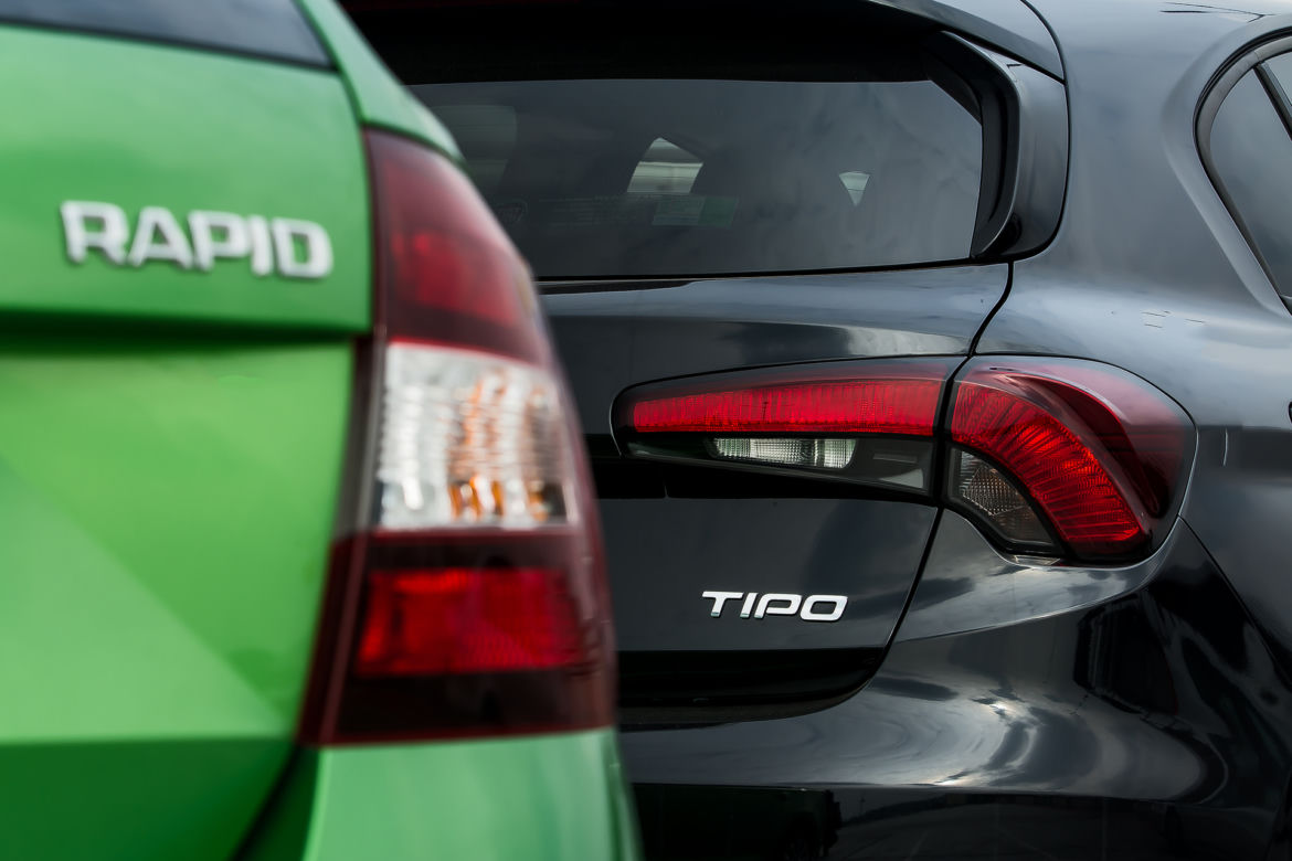 Fiat Tipo 1.4 T-Jet 120 KM vs. Skoda Rapid Spaceback 1.0 TSI 110 KM