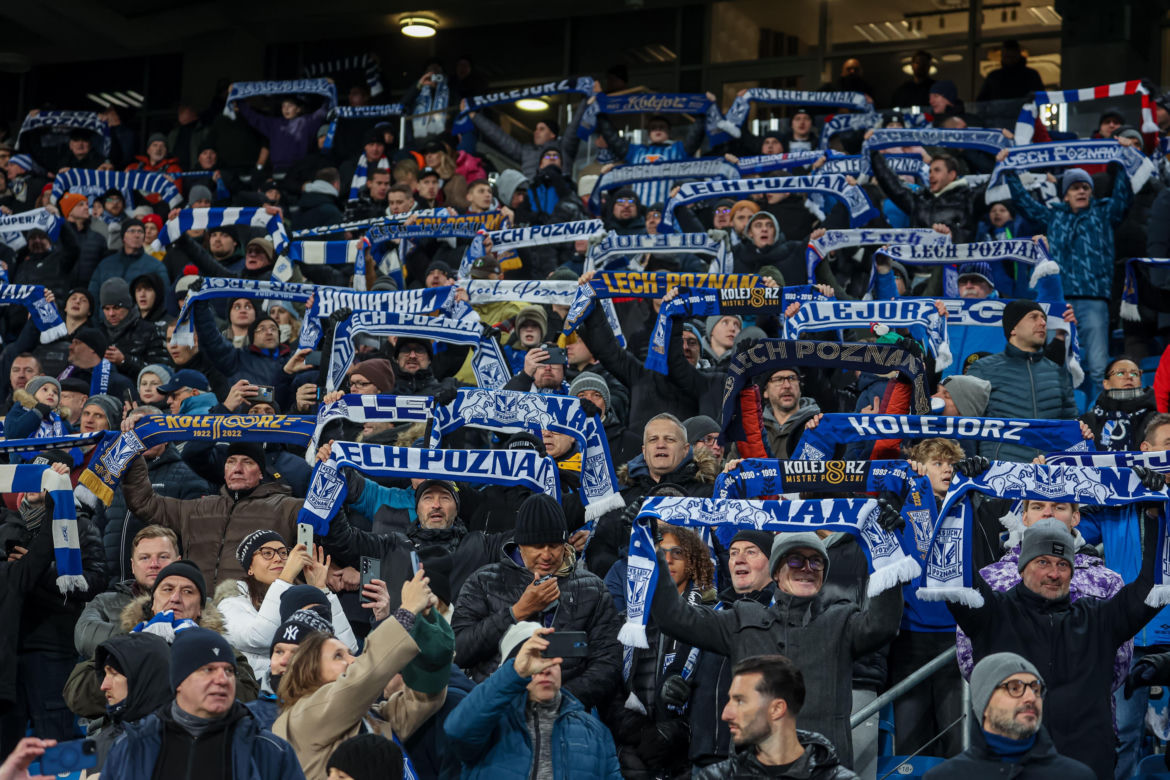 Lech Poznań - GKS Katowice. Kibice na meczu PKO BP Ekstraklasy