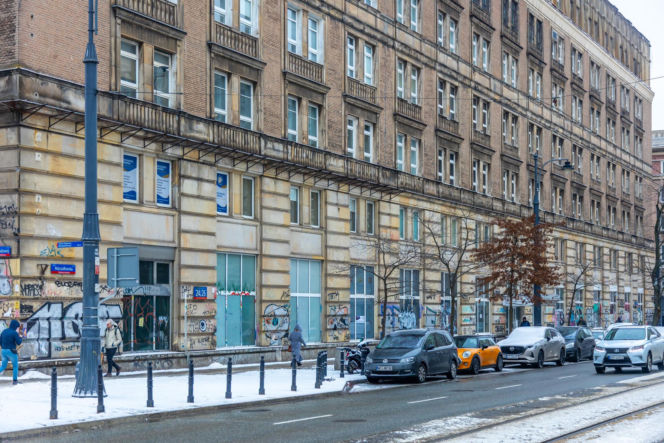 Graffiti w centrum Warszawy w 2026 r.