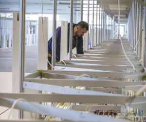 SZPITAL TYMCZASOWY w Targach Lublin. Zdjęcia z 26.11.2020 r.